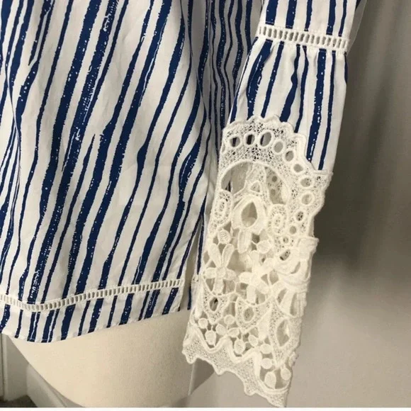 Koby Halperin Ginnie Sleeves Blouse Size Small - Picture 4 of 9